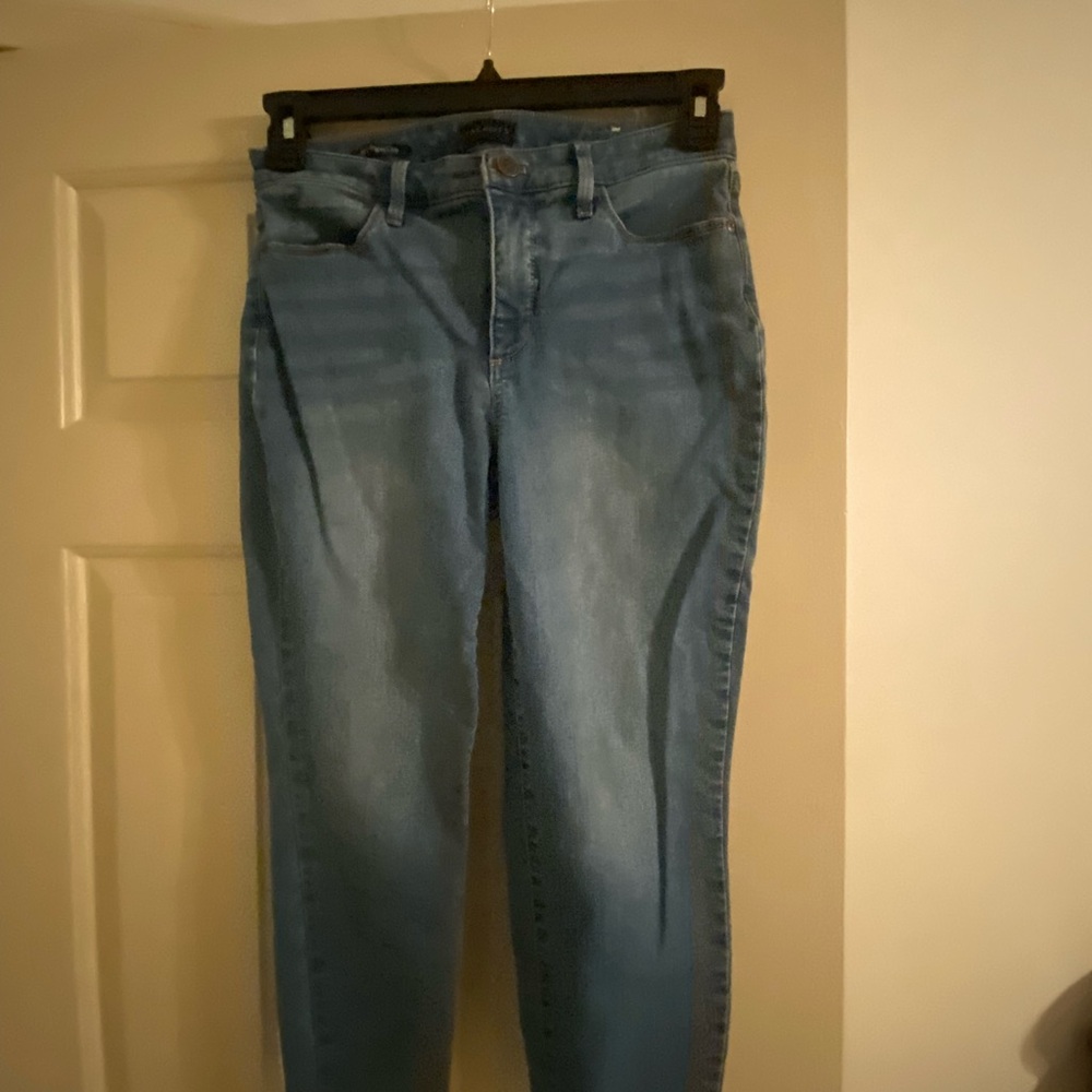 Talbots Cropped Blue Jean Jeggings 6p!